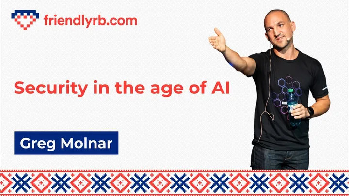 Security in the Age of AI conference talk